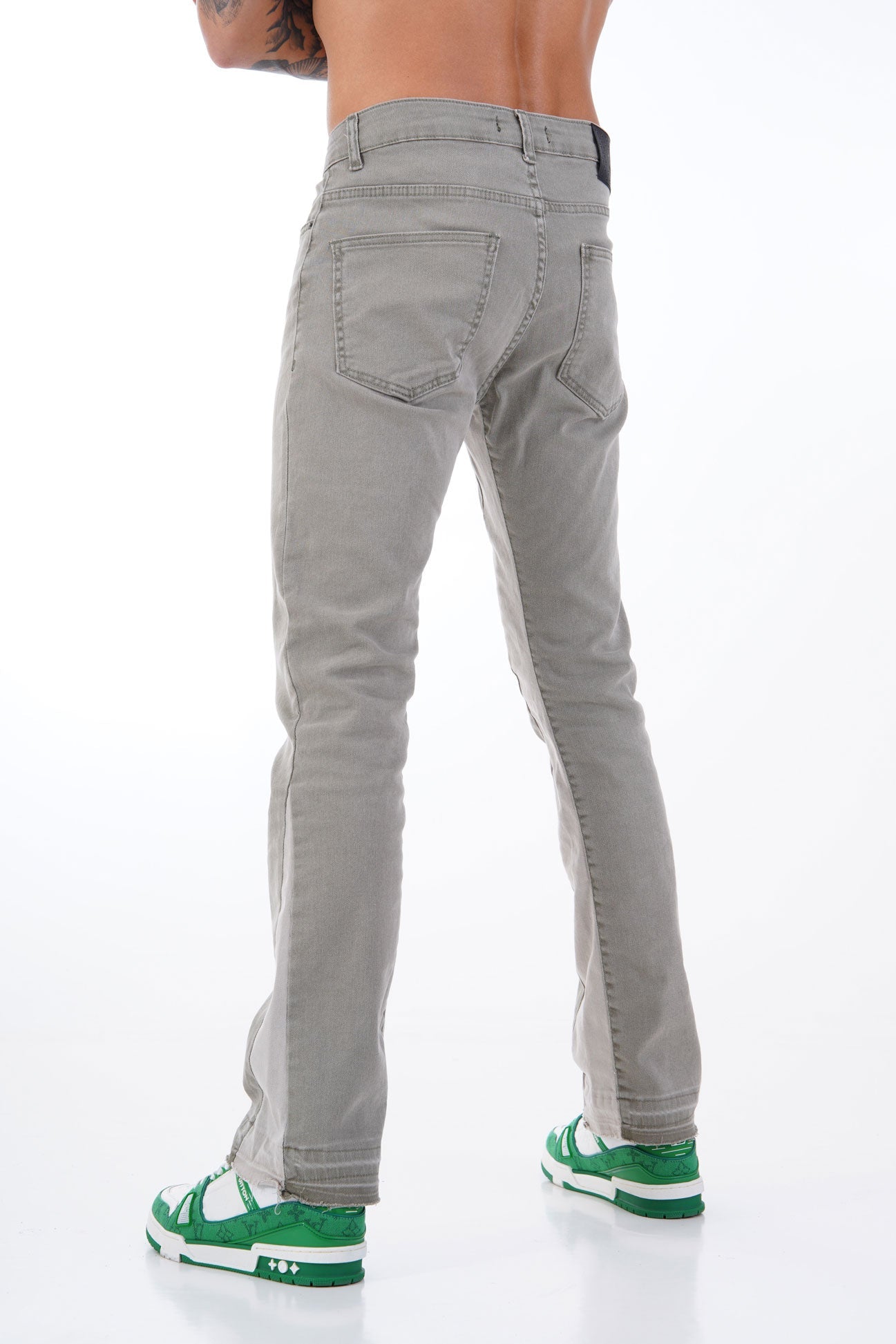 JEAN FLARE - OLIVE 103