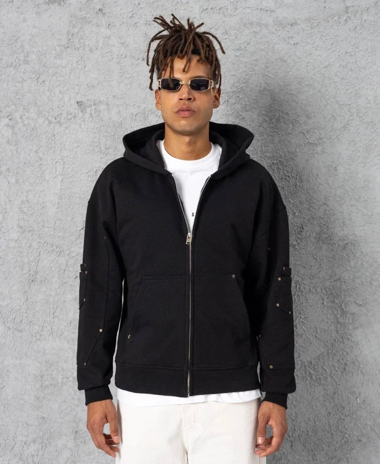 Sweat à Zip Stone