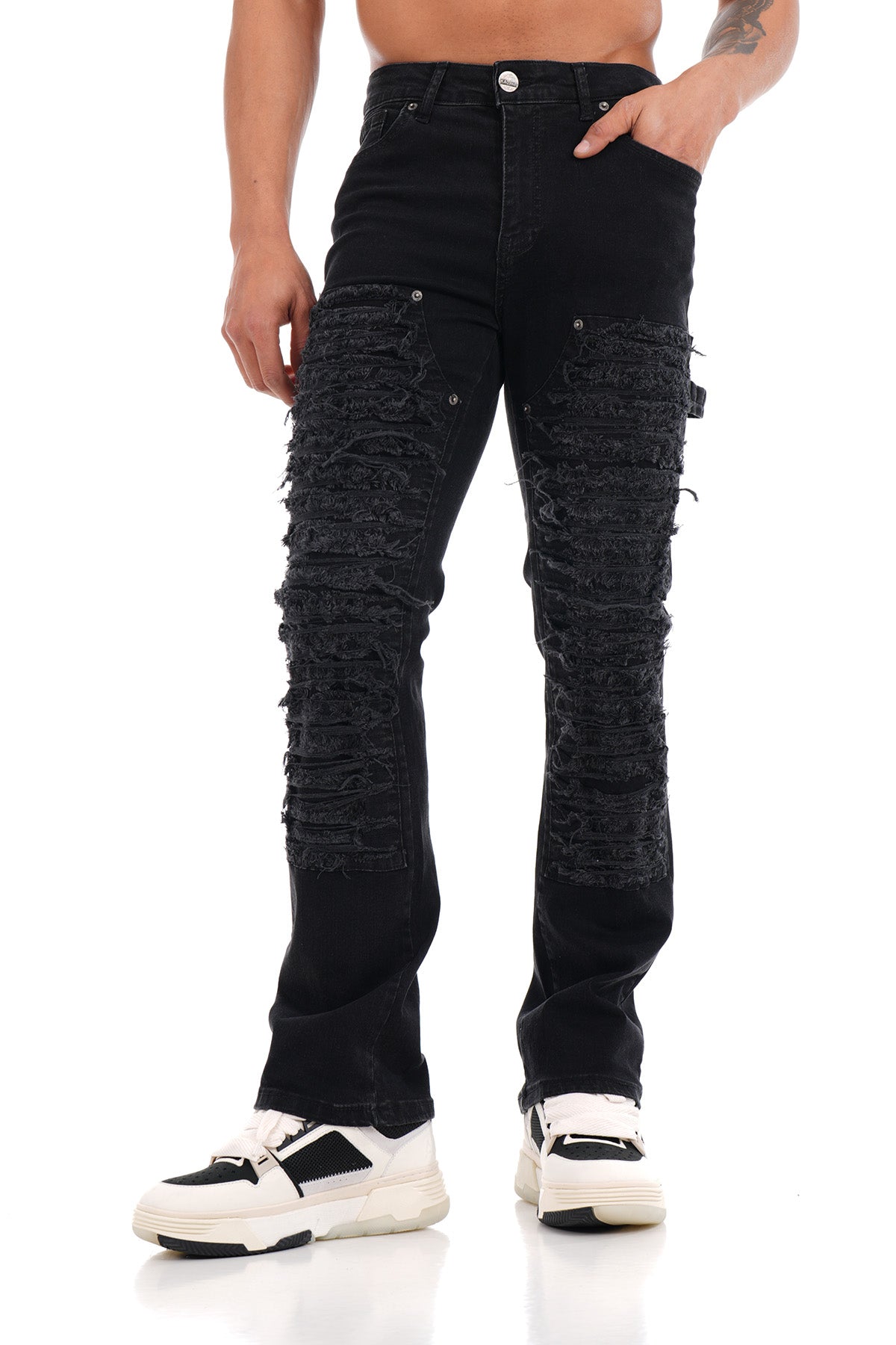 JEAN FLARE BLACK Destroy