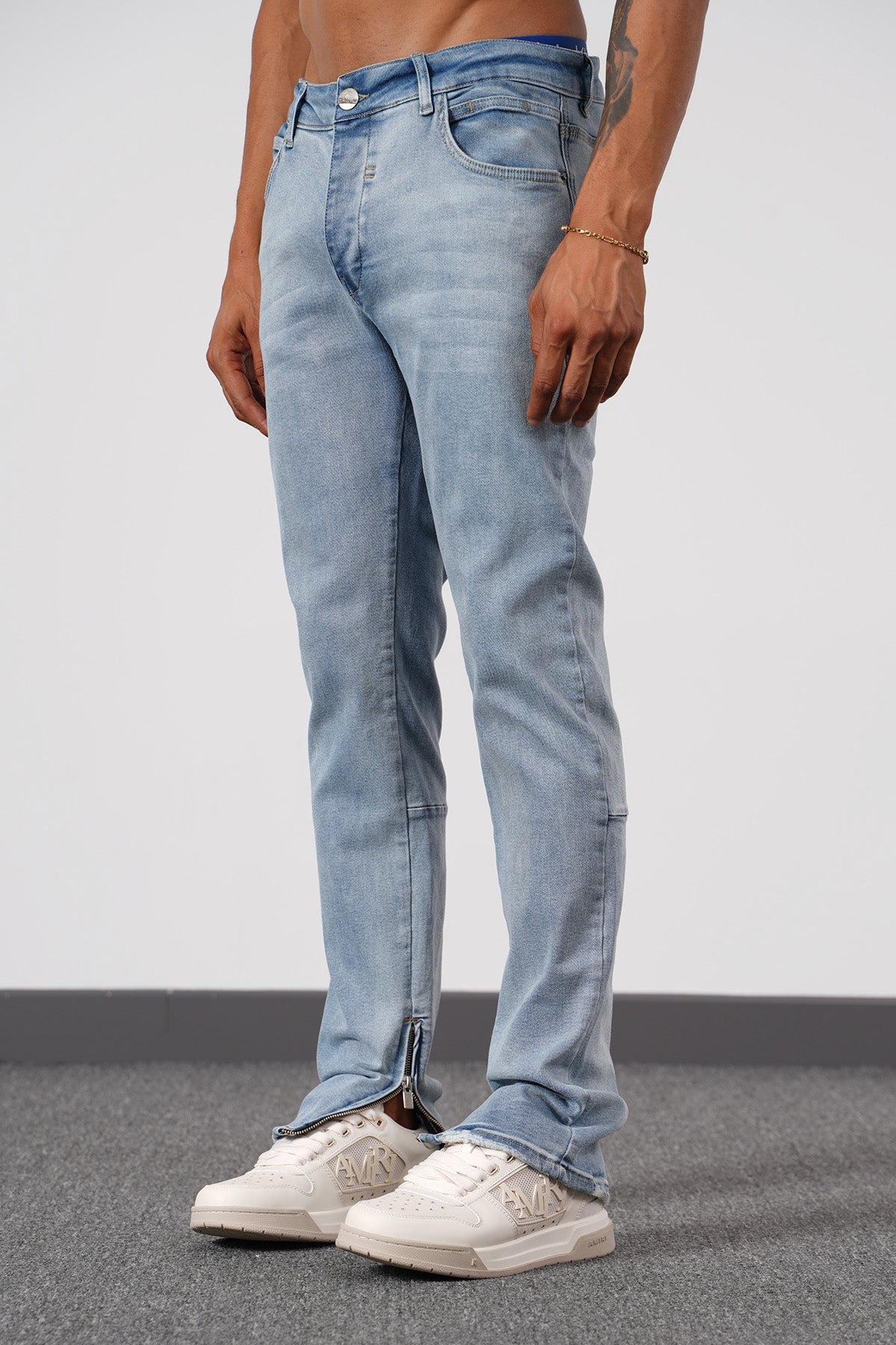 JEAN ZIPPED - BLUE 087