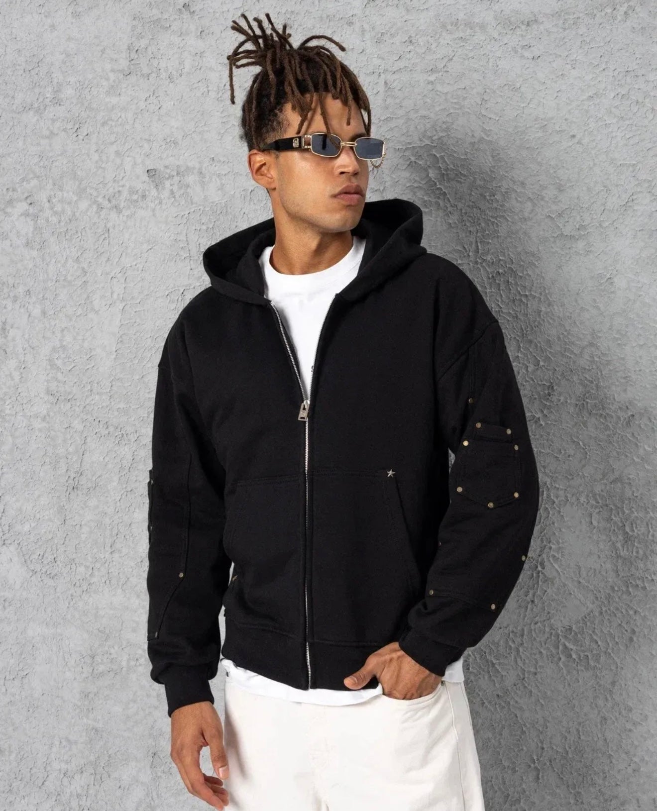 Sweat à Zip Stone