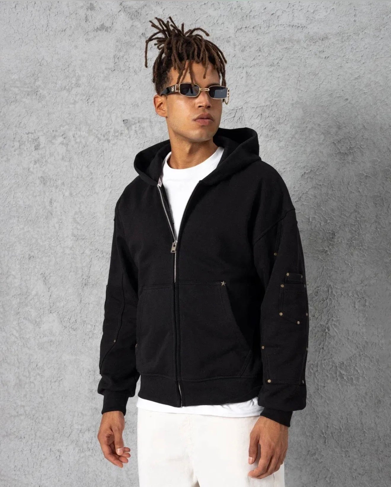 Sweat à Zip Stone