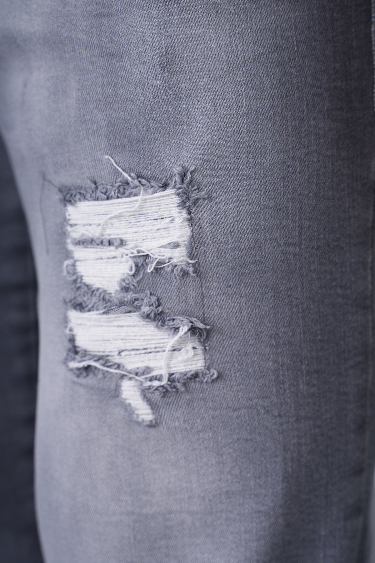 JEAN ZIPPED  - GREY 309