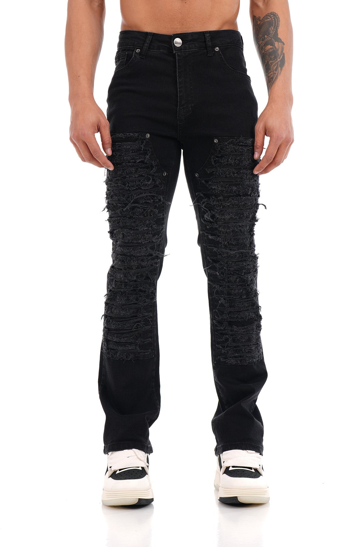 JEAN FLARE BLACK Destroy