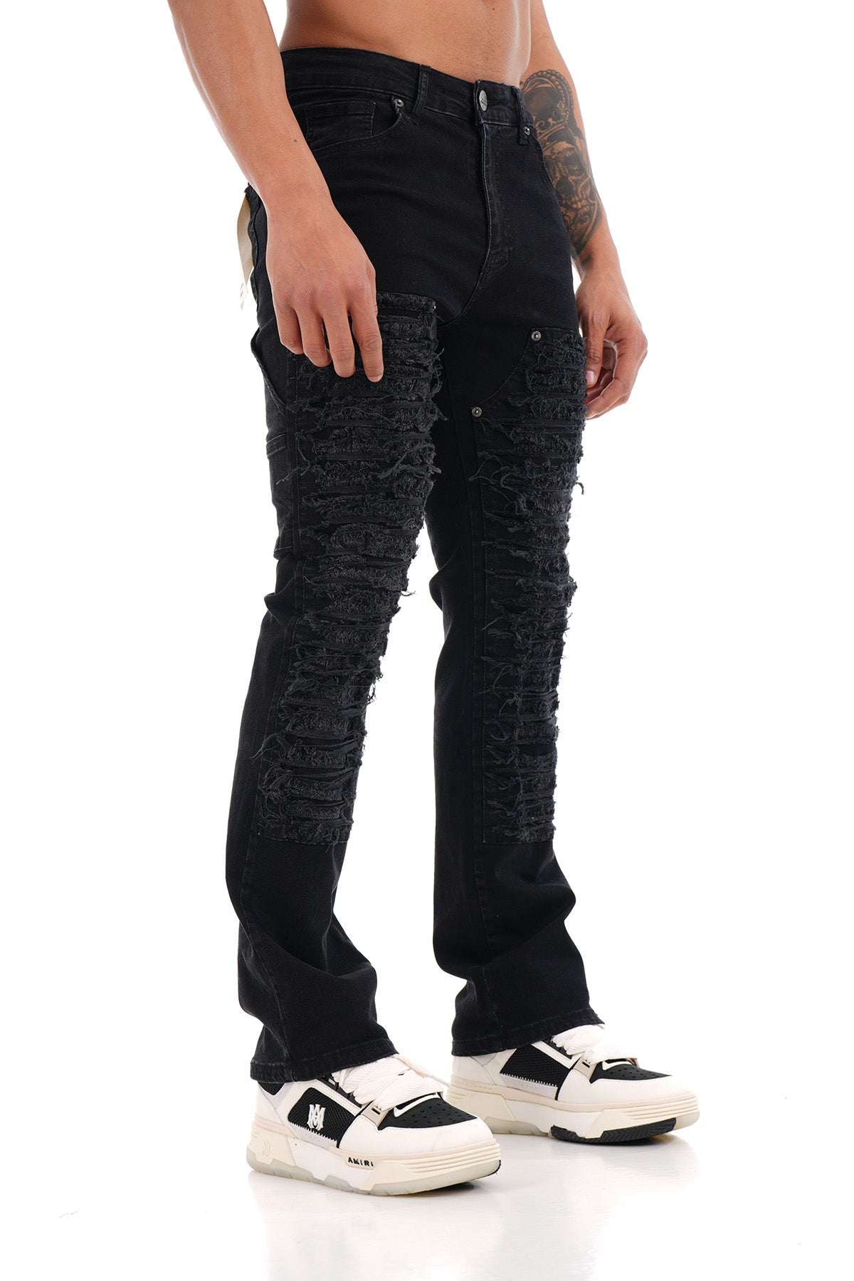 JEAN FLARE BLACK Destroy