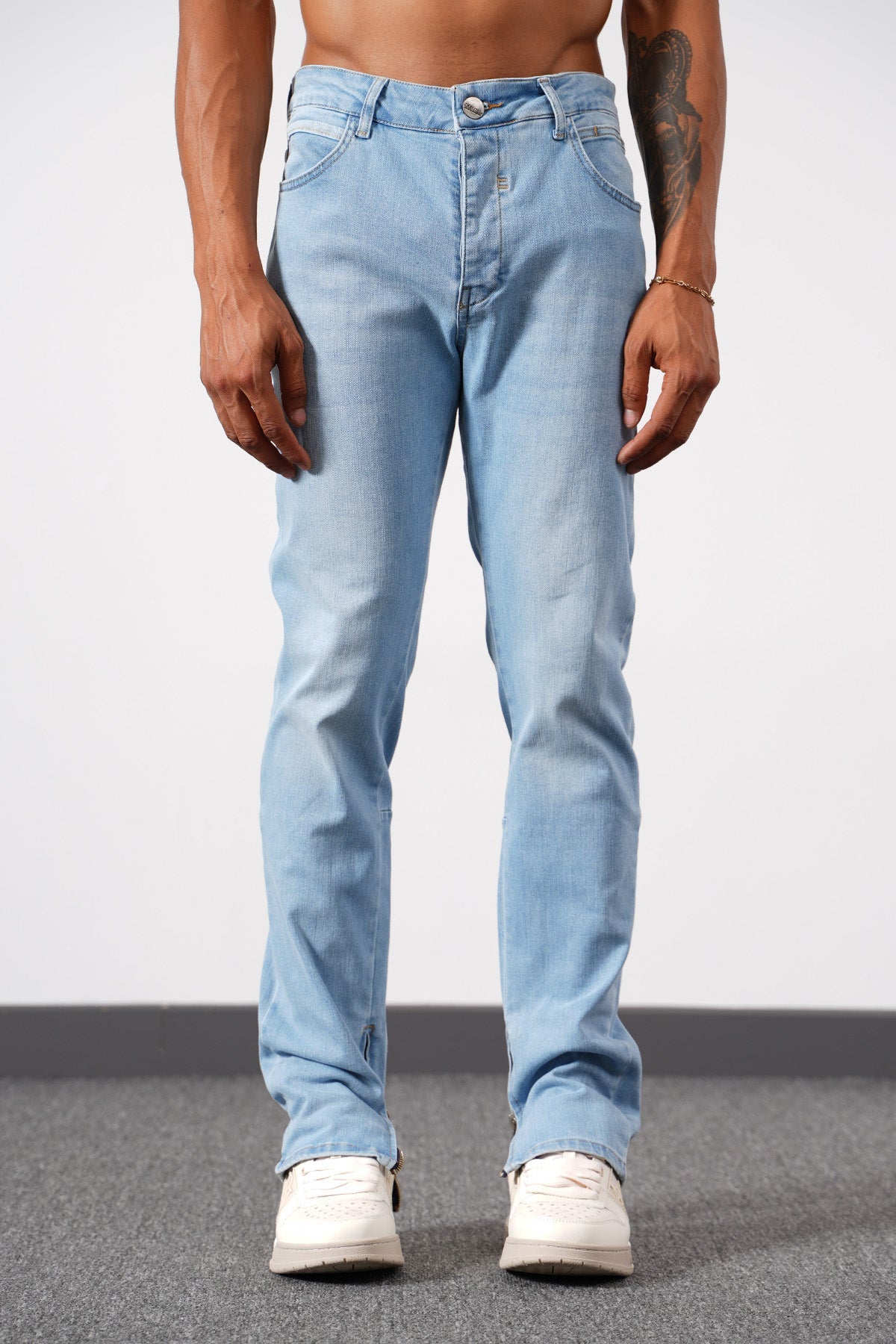 JEAN ZIPPED - LIGHT BLUE 087