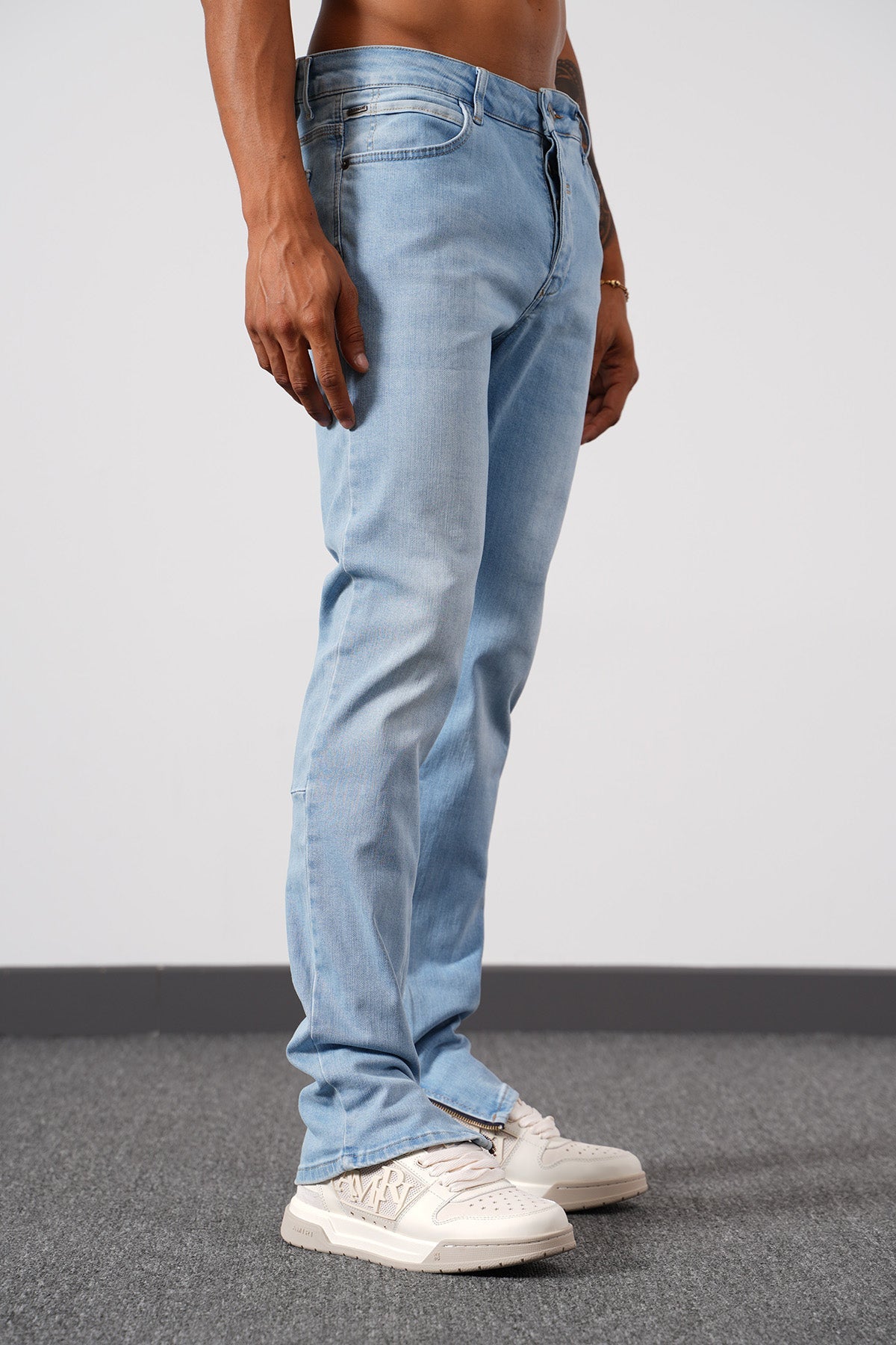 JEAN ZIPPED - LIGHT BLUE 087