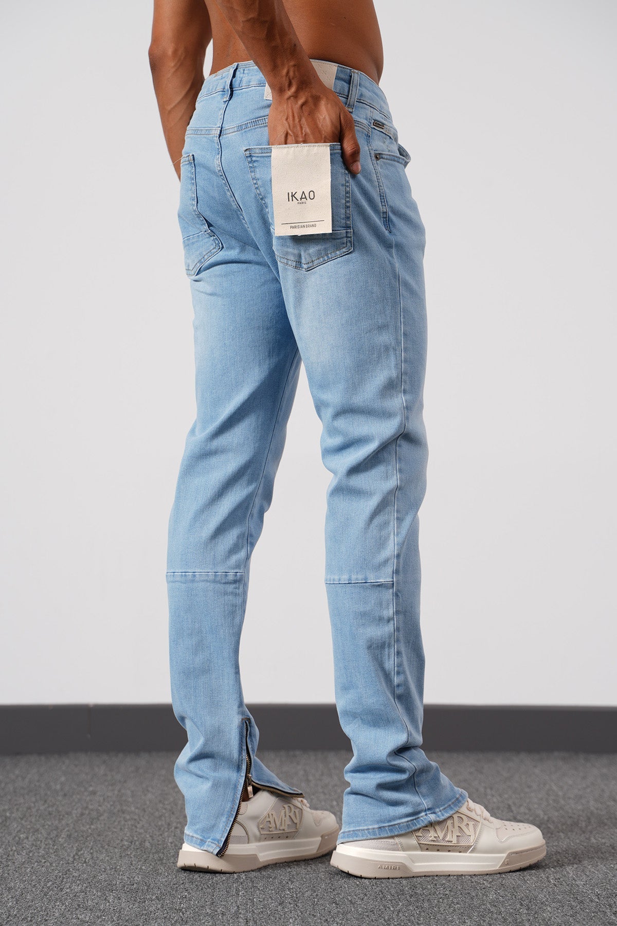 JEAN ZIPPED - LIGHT BLUE 087