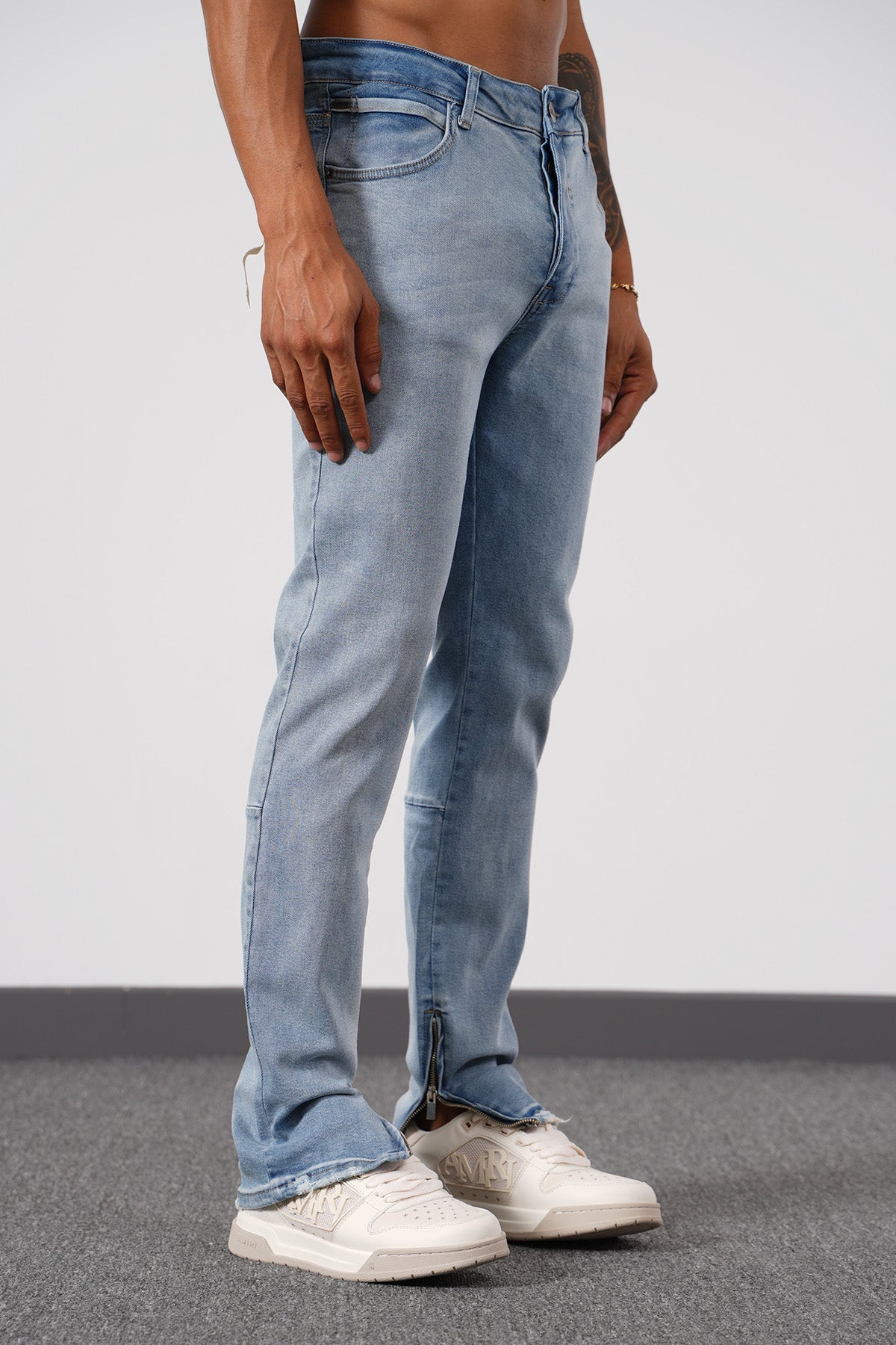 JEAN ZIPPED - BLUE 087